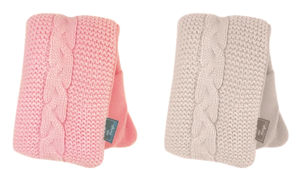 Sweet Little Things® Luxe Cable Knit Heat Pack - Ecru, Pink