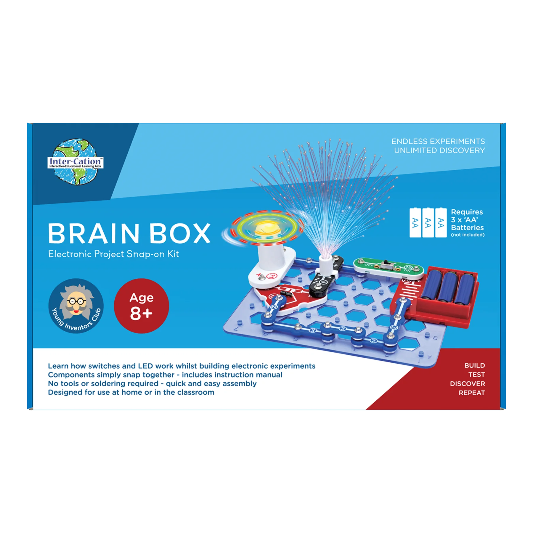 Intercation Brain Box LED Experiments Kit