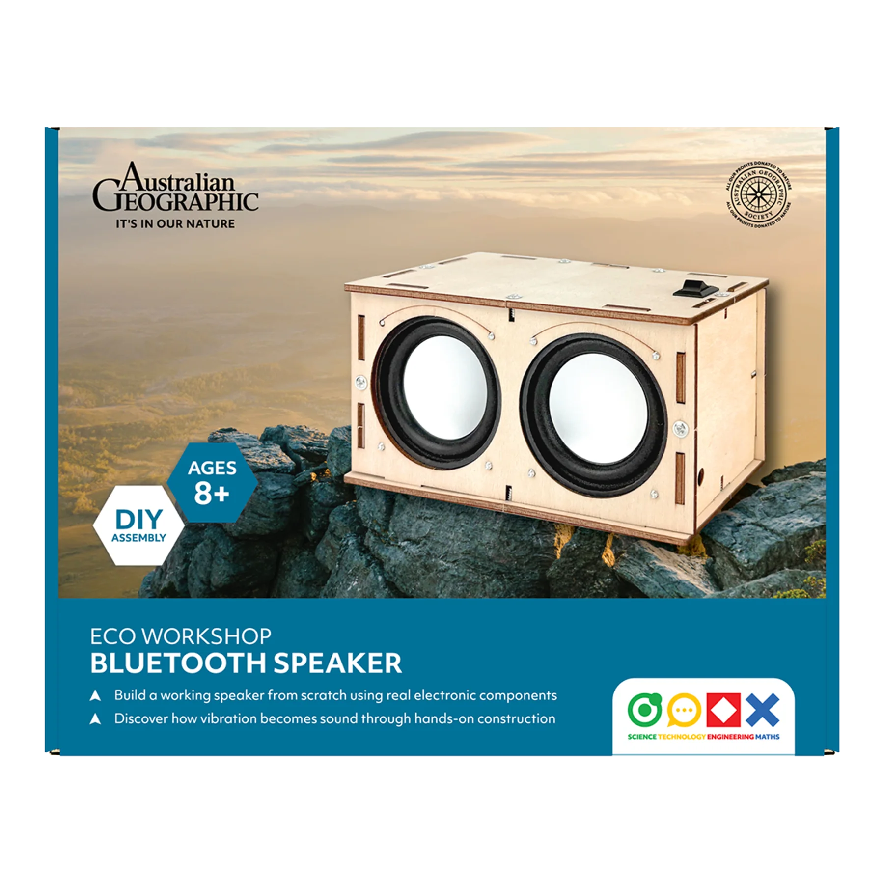 Australian Geographic STEM Eco Workshop Bluetooth Speaker
