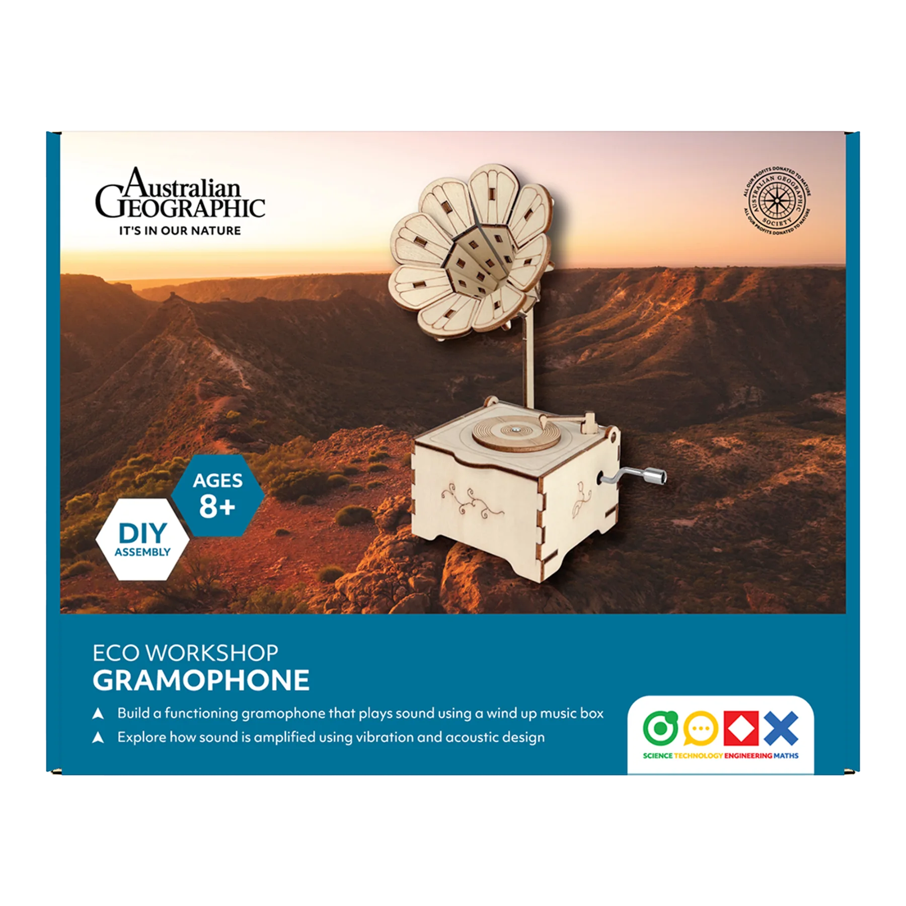 Australian Geographic STEM Eco Workshop Gramophone