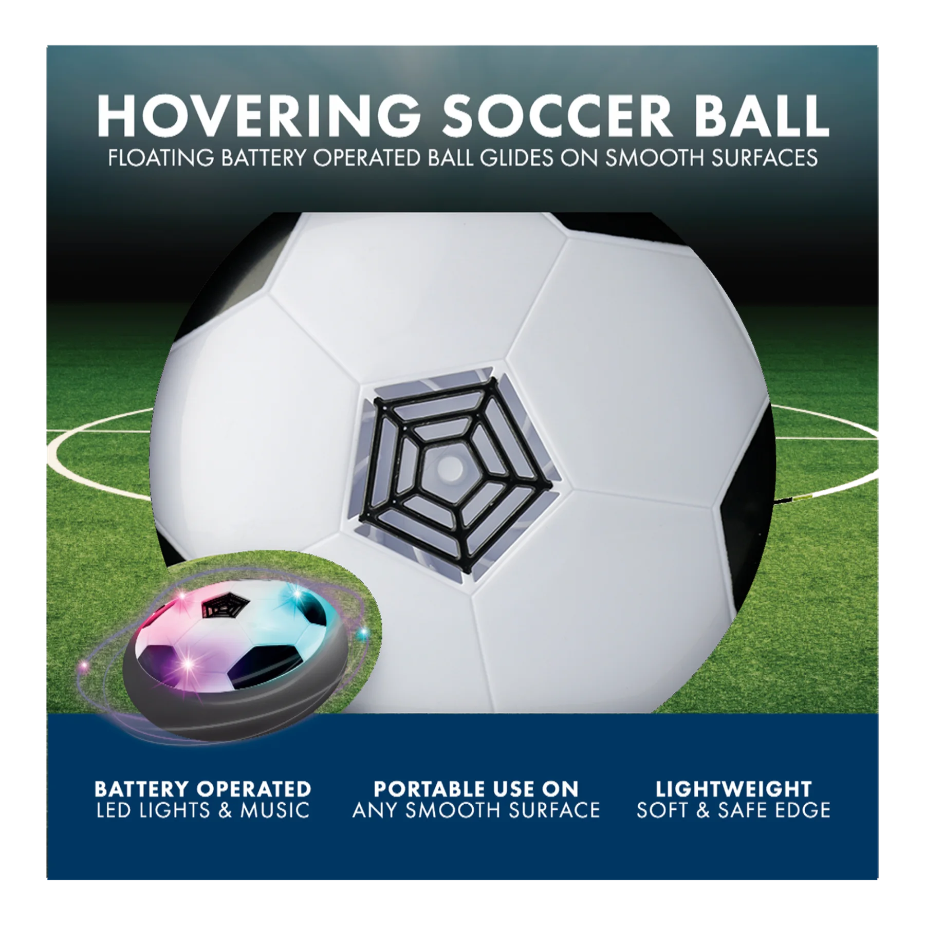 Hovering Soccer Ball w/ Music