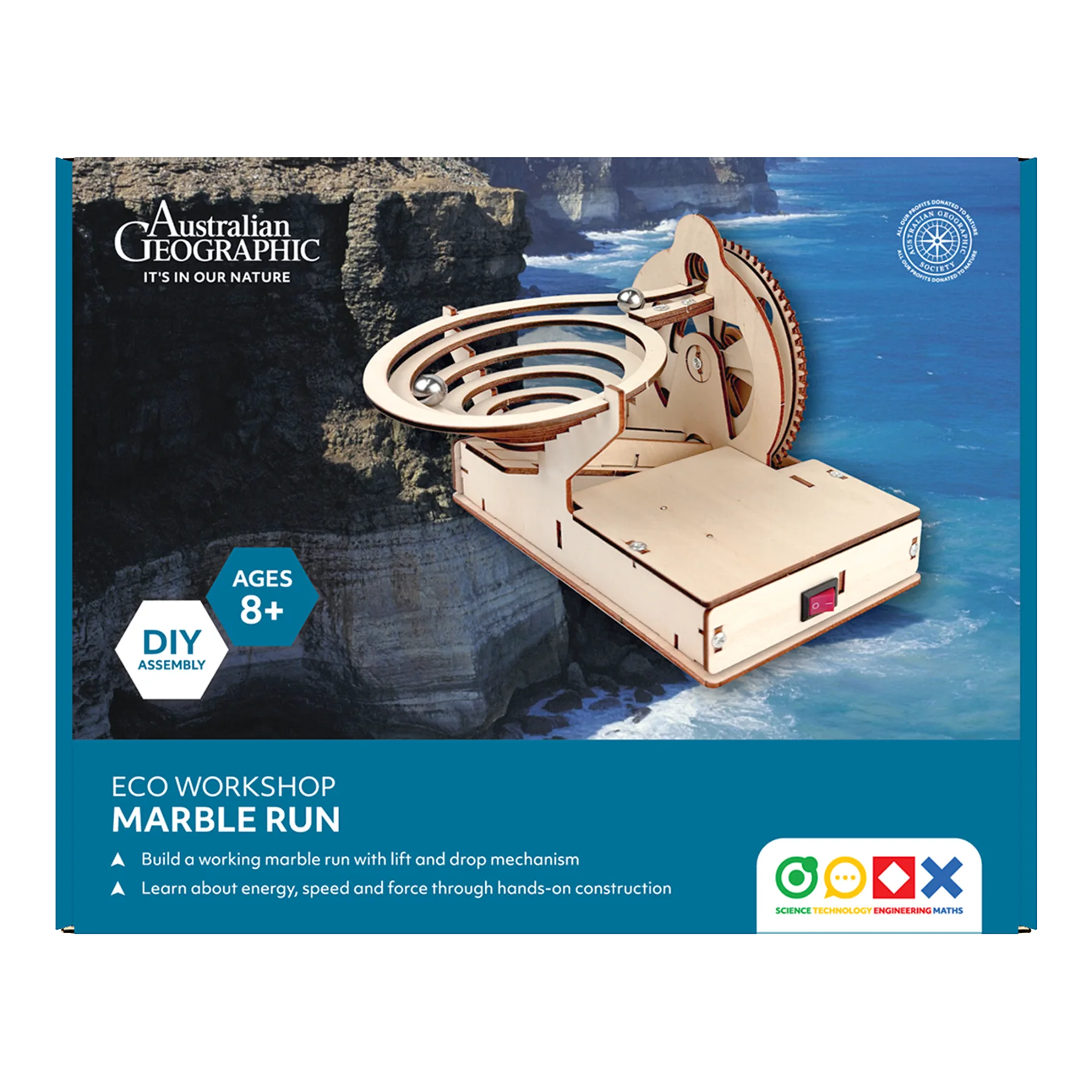 Australian Geographic STEM Eco Workshop Marble Run