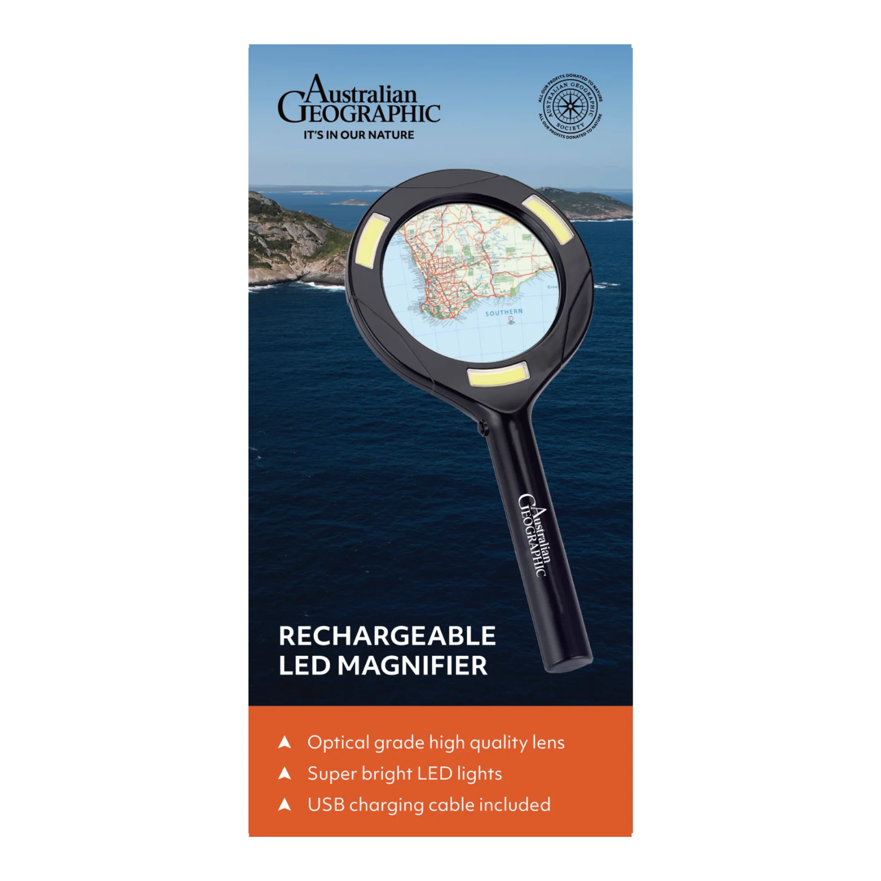 Australian Geographic Rechargeable Magnifier