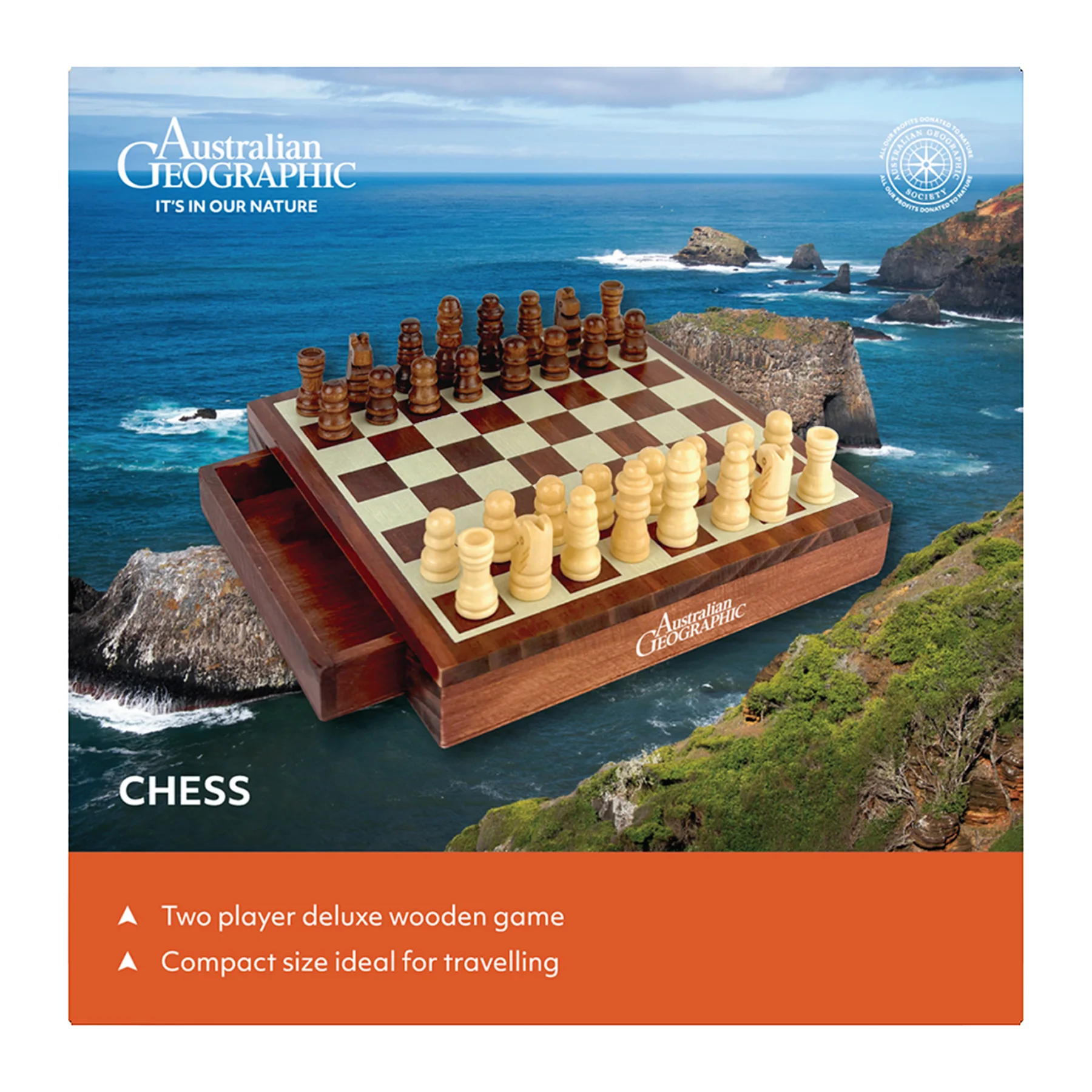 Australian Geographic Chess Travel Set