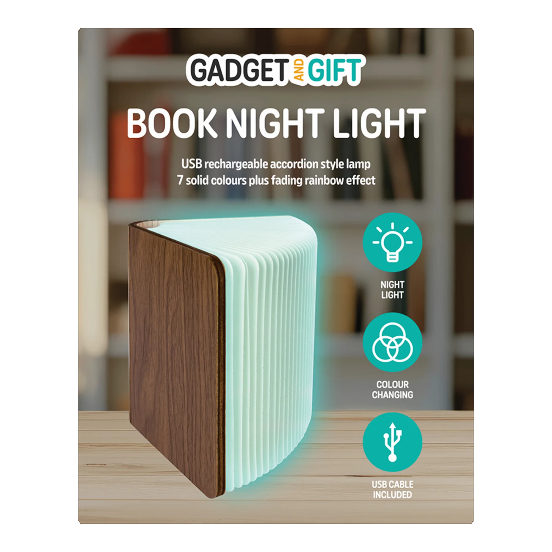 Gadget & Gift USB Book Night Light