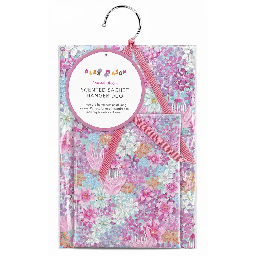 Alex Mason Miami Beach  Scented Sachet Hanger- Set of 2