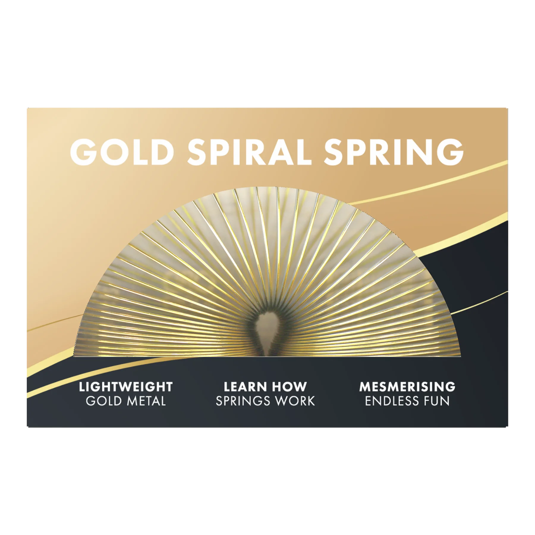 Gold Spiral Spring