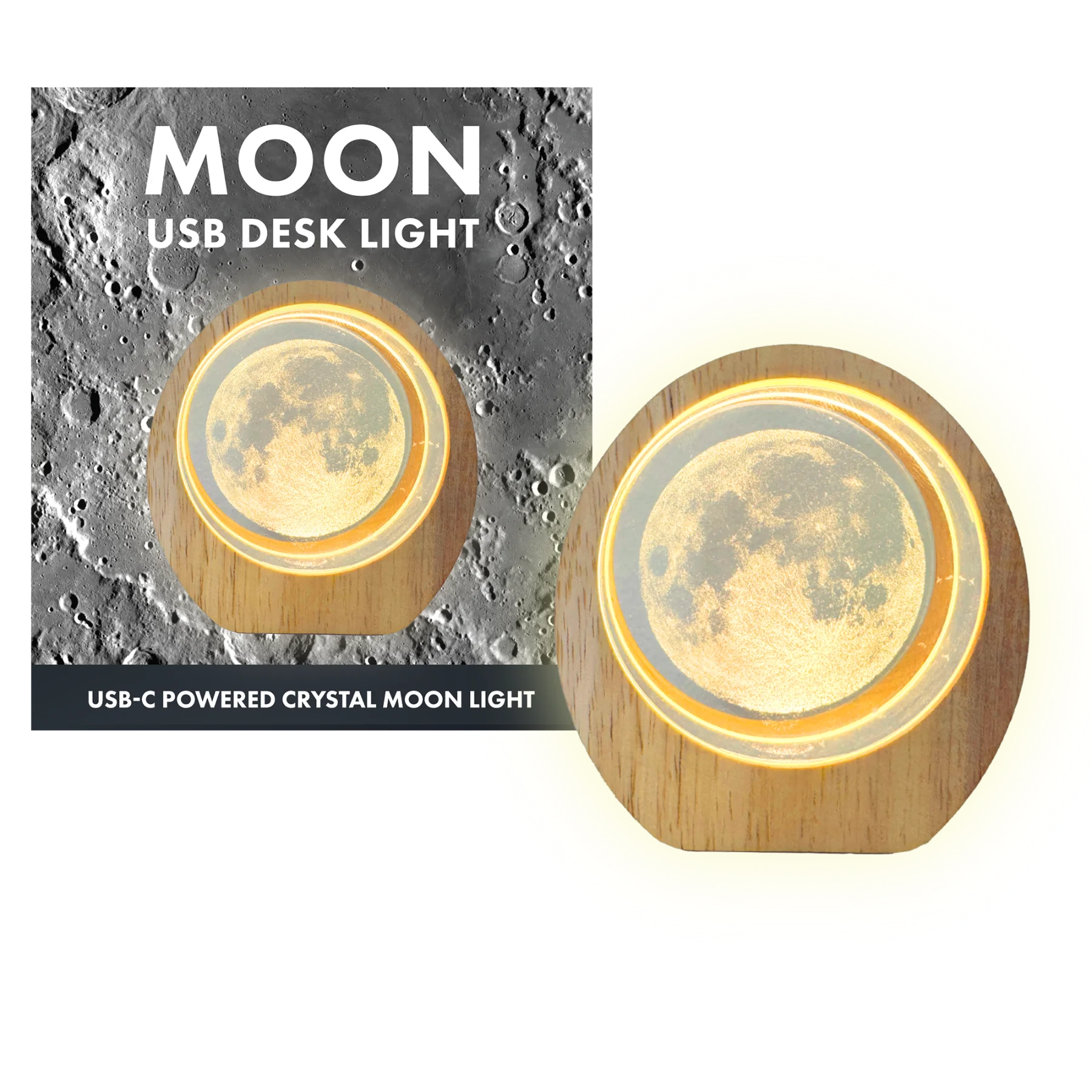 USB Moon Desk Light