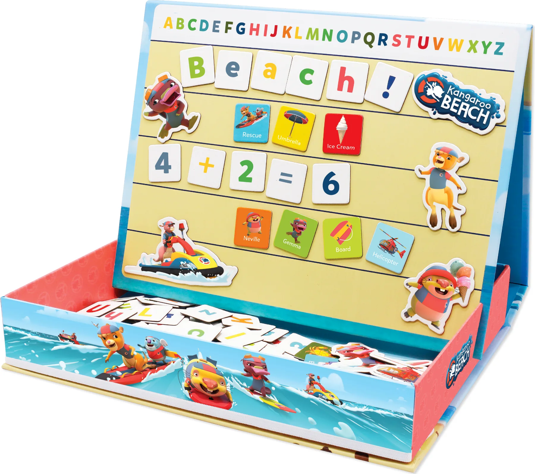 Kangaroo Beach Magnetic Letters & Numbers
