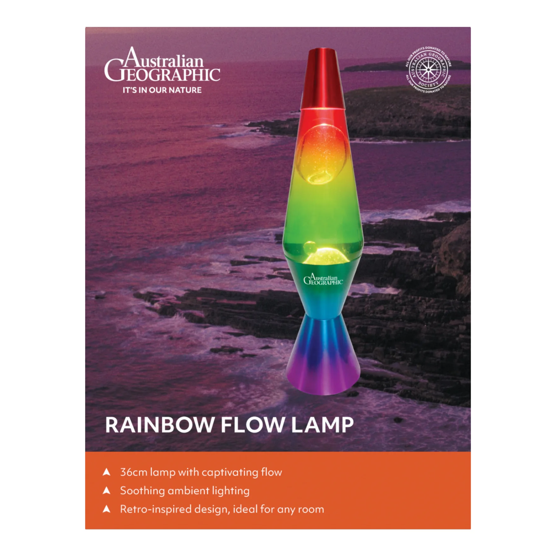 Australian Geographic Flow Lamp - Rainbow