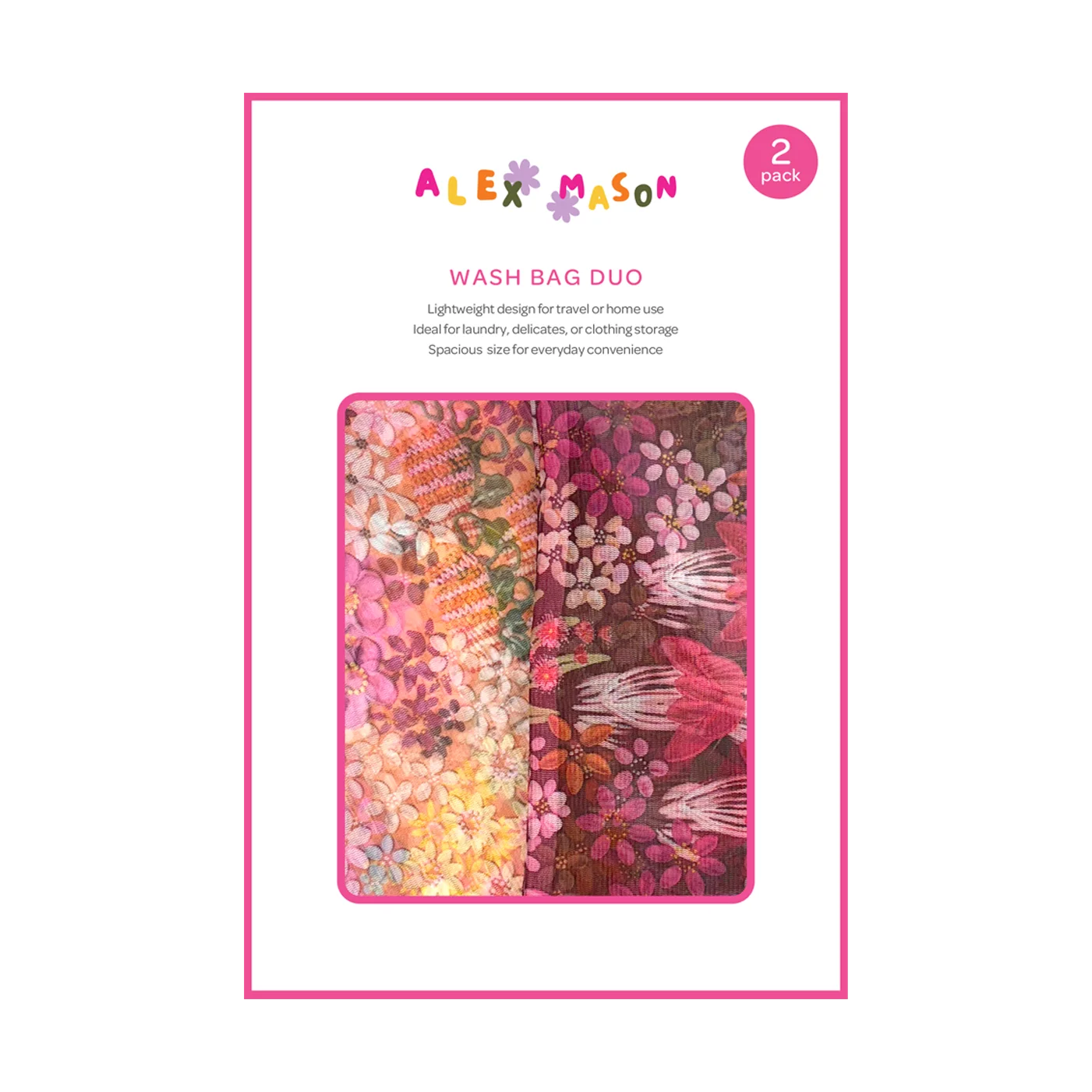 Alex Mason Wash Bag Duo