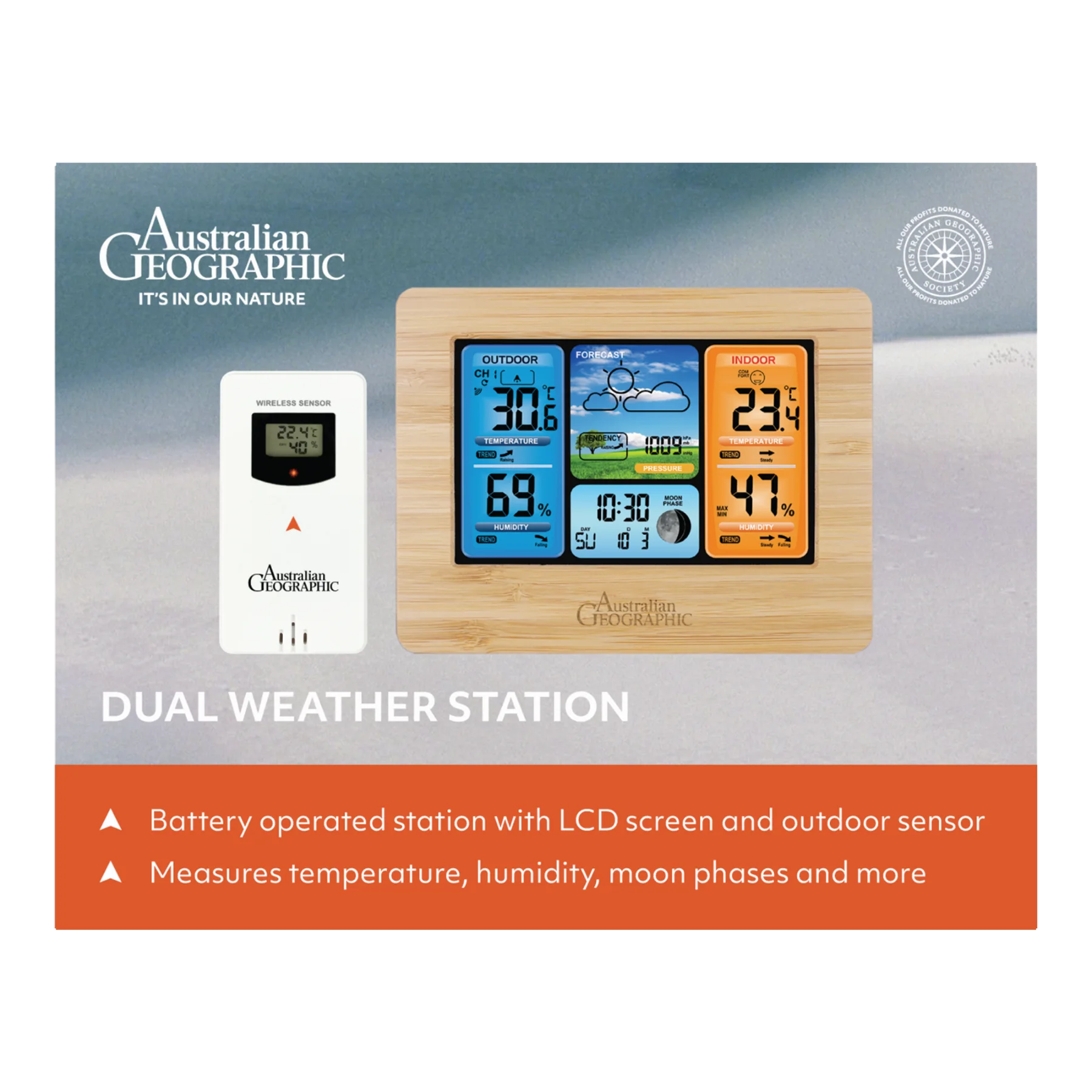 Australian Geographic Dual Weather Station